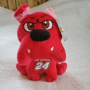 Nascar Jeff Gordon 24 Kelly Toy Plush Bulldog, NWT